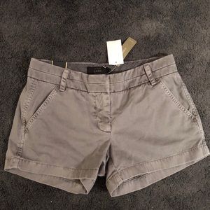 J. Crew Charcoal Chino Shorts NWT